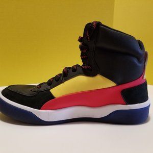 PUMA x Alexander McQueen Brace Mid Flame Scarlet Vibrant Sneakers Size 8 (40.5)